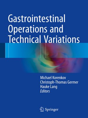 cover image of Gastrointestinal Operations and Technical Variations